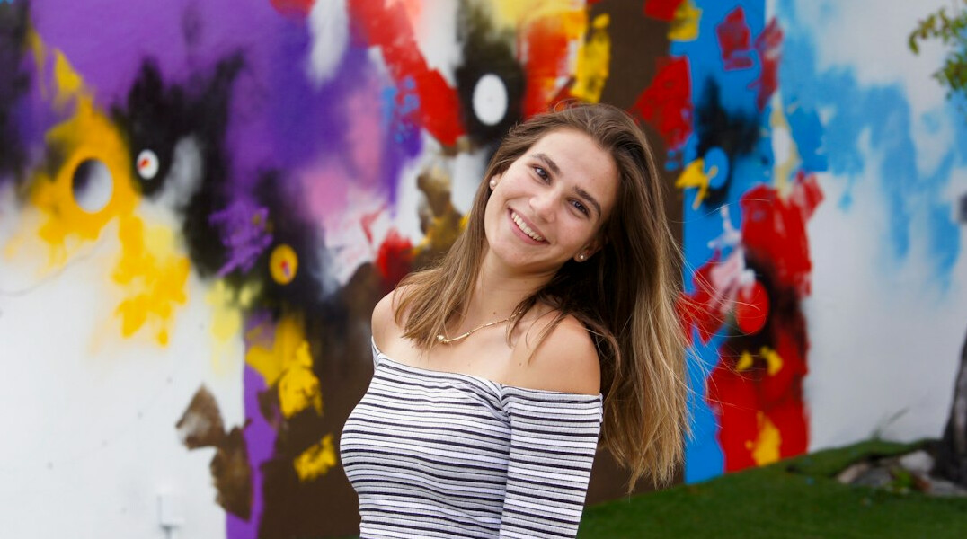 Portrait of a smiling young woman
